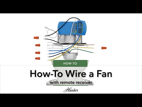 How to Wire a Ceiling Fan with a Remote Receiver