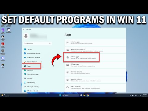 How To Change or Set Default Programs in Windows 11 - Easy Fix
