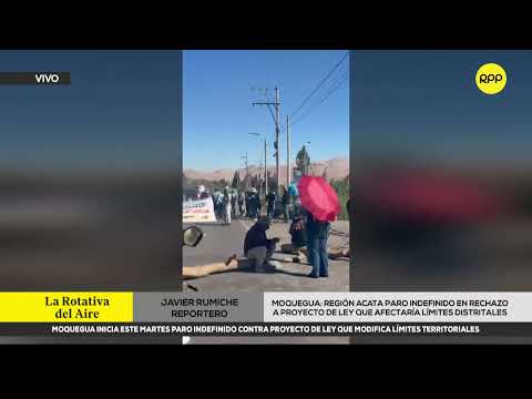 ¿Por qué Moquegua está en paro indefinido? La disputa por un proyecto de ley que enfrenta a la reg
