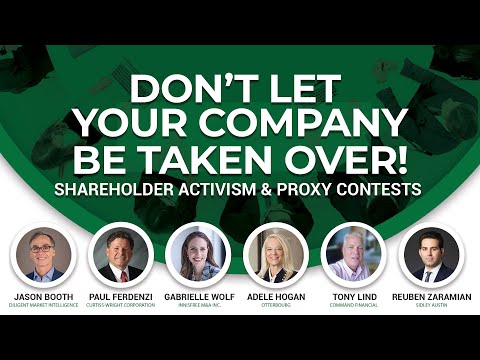 Don’t Let Your Company be Taken Over!