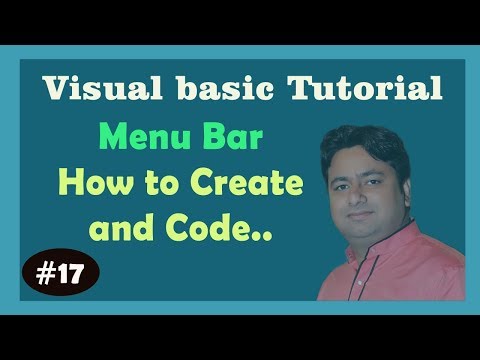 Menu Create In Visual Basic Visual Basic Tutorial Visual Basic 6 0 Learn In Hindi