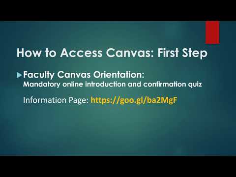 Faculty Commons Canvas Intro Summer2018