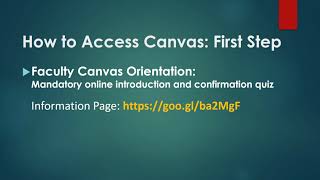 Faculty Commons Canvas Intro Summer2018