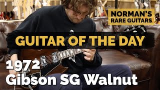 Video thumbnail for Guitar of the Day: 1972 Gibson SG Walnut | Norman's Rare Guitars by Normans Rare Guitars