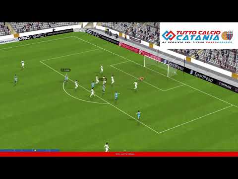 SERIE C 2017/18: Catania - Bisceglie, simulazione partita (azioni salienti)