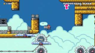 Super Mario Maker - Pit of Panga: Ultra Star 2.0 beaten