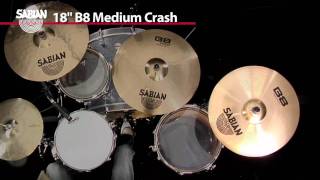Video thumbnail for SABIAN 18" B8 Medium Crash by SABIAN Cymbals