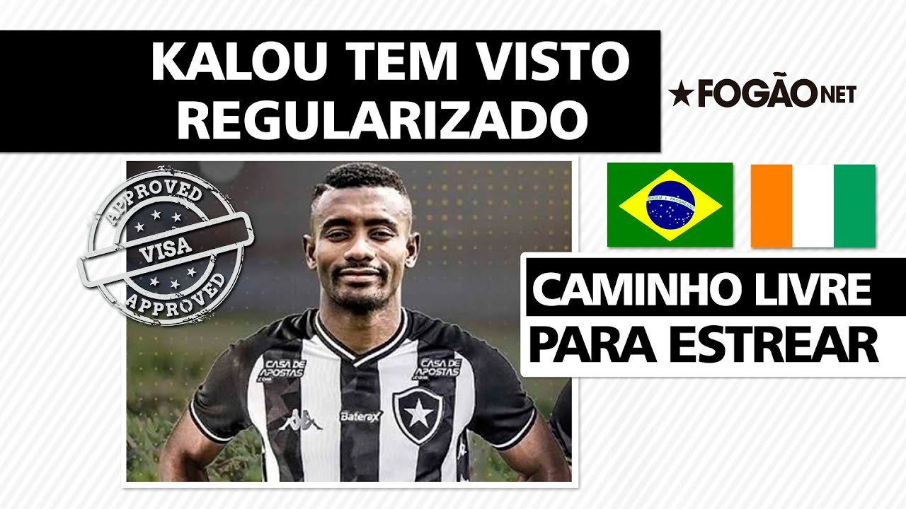 Liberou! Kalou tem visto regularizado no Brasil e já pode ser registrado pelo Botafogo na CBF para estrear