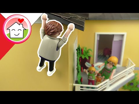 Playmobil po polsku Rodzina Hauser i dziura w dachu - Rodzina Hauserow