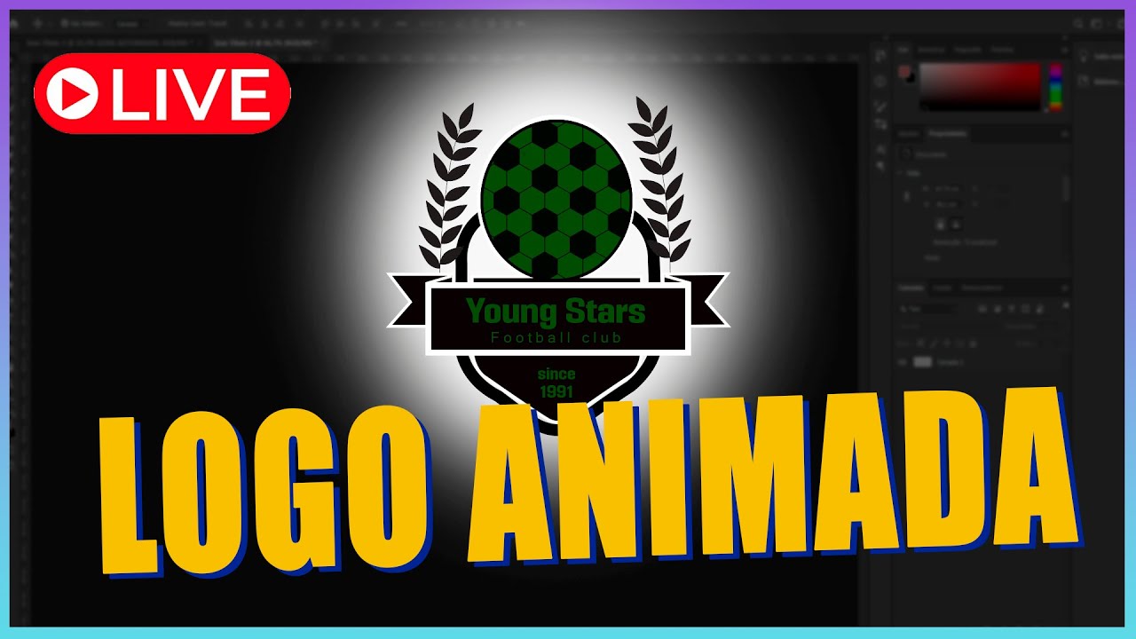 🔴 Live - como Animar Logo no #aftereffects