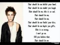 Justin Bieber-That Should be me Karaoke with ...