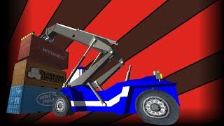 Rigs of Rods - Empilhadeira de containers a trabalho!