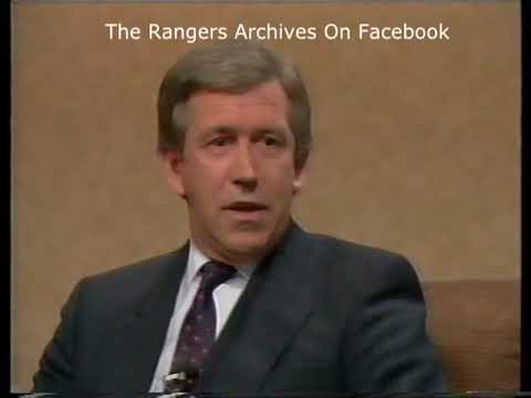 John Greig on "The Andy Cameron show" from 1987