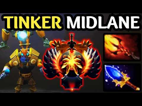 🔥 TINKER MID IS META — INSANE SPELL DOMINATION 🔥 DOTA 2