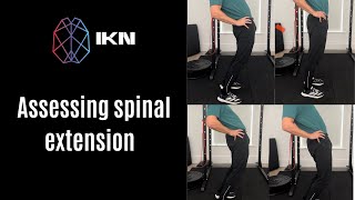 Assessing Spinal Extension