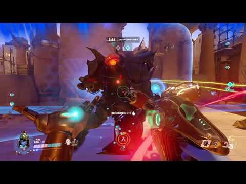 Overwatch (PS4) -  Symmetra Gameplay - Dealing with Sombra