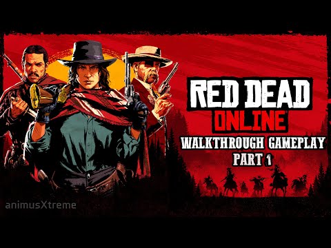 RED DEAD REDEMPTION 2 ONLINE Walkthrough Gameplay Part 1 -M(RDR2 Online)