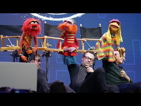 The Muppets Mayhem Live Interview at D23 Expo 2022 with Floyd, Janice, Animal, and Tahj Mowry