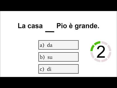 ITALIAN QUIZ - level A2 | Can You pass this ITALIAN test?