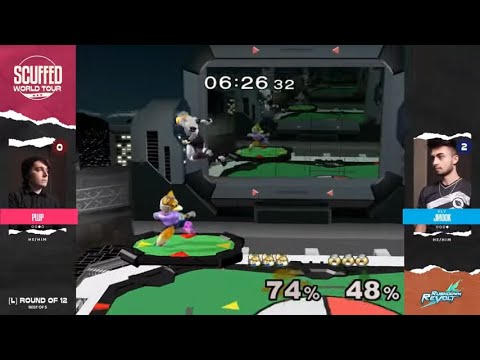 Jmook (Sheik) vs. Plup (Sheik/Fox) | Scuffed World Tour Melee Losers Round of 12