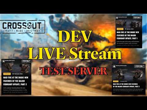CROSSOUT Developer Reveal PLUS Test Server