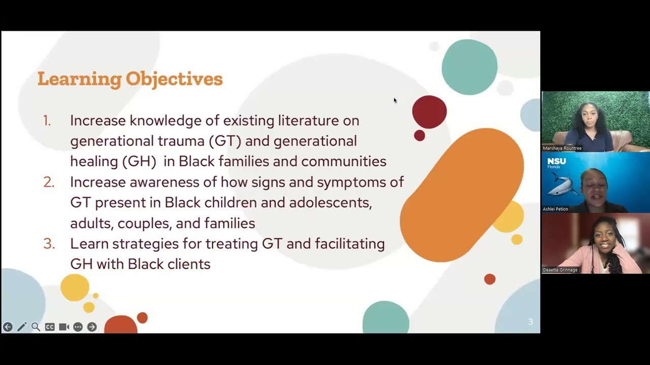 Identifying ... and Facilitating Generational Healing in Black Families and Communities (08.10.2023)