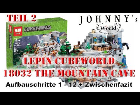 Teil 2 - Lepin 18032 - The Mountain Cave - der Minecraft Clone Schritte 1 - 12