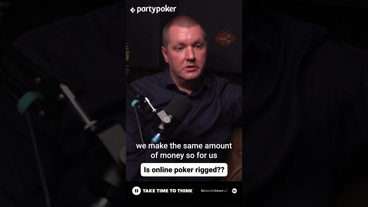 Is online poker rigged??