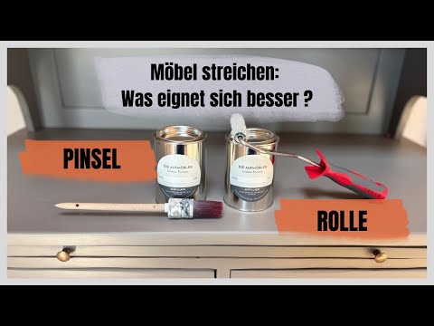 Möbel streichen: Wir zeigen, welches Werkzeug du brauchst, wie du es benutzt und reinigst !