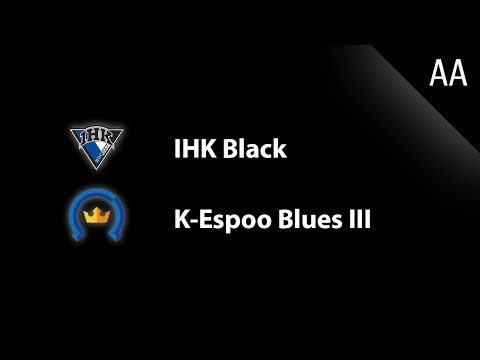 U14 AA IHK Black - K-Espoo Blues III