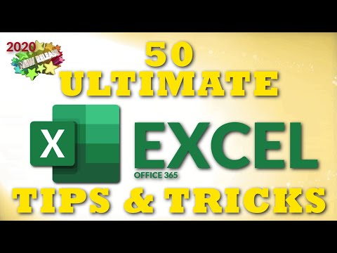 , title : '50 Ultimate Excel Tips and Tricks for 2020