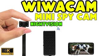 WIWACAM MW5 4K Night Vison WIFI Rechargeable MINI SPY CAM Review | ONLY $20!!!
