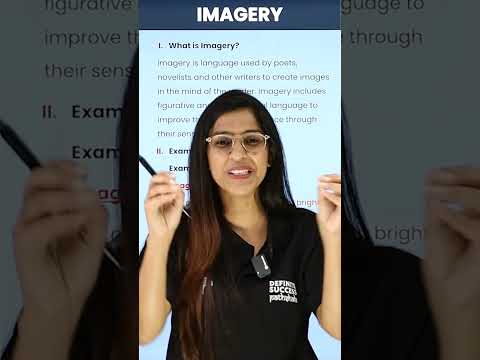 Learn English Literary Devices | Imagery | Daily English Learning #cbse2023 #nehamam