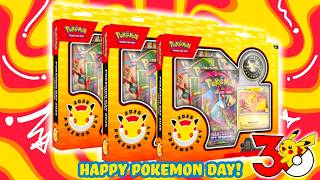 Opening 3X Pokemon Day 2026 Boxes!