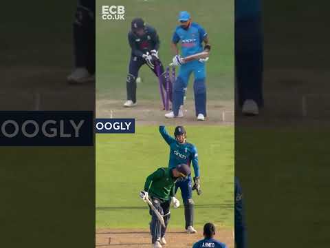 Leg-Spin 🆚 Googly | Adil Rashid and Rehan Ahmed's Magic ✨ #shorts