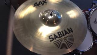 Video thumbnail for Sabian 18" AAX Stage Crash by Watermelon Music
