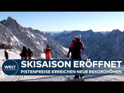 ZUGSPITZE: Skisaison mit perfekten Bedingungen eröffnet! 50cm Neuschnee lässt Klimasorgen verfliegen