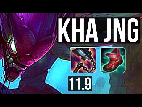 KHA'ZIX vs SEJUANI (JUNGLE) | 5/0/6, 3.1M mastery | BR Master | v11.9