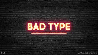 Cover art for bad type