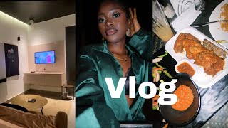 Daily Vlog: staycation, birthday celebration, dinner date, heart to heart convos , Accra.