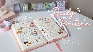 Journal with me : My Daily Routine (Indo Sub)