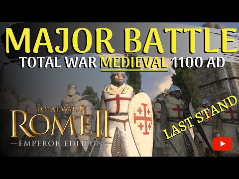 The EPIC LAST STAND of The CRUSADERS - Multiplayer battle - Total War: Rome 2 Medieval 1100 AD MOD