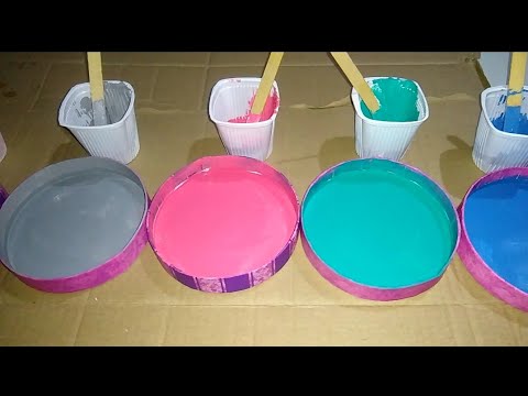 Como fazer cores de tinta usando pigmento