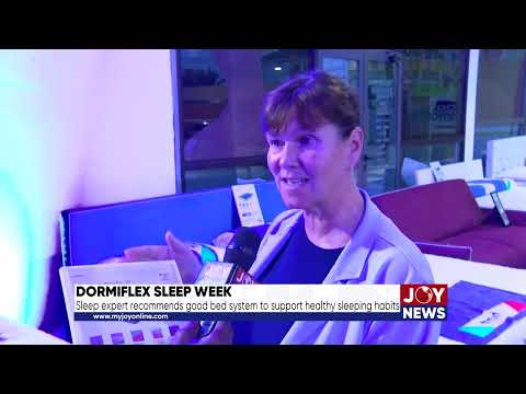 Dormiflex sleep week: Sleep expert recommends good bed system to support healthy sleeping habits