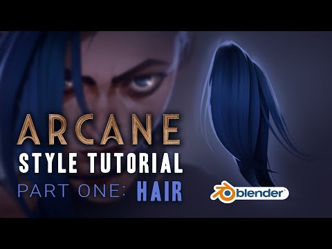 Arcane Style Tutorial Part 1: Hair (Blender 3.0 / EEVEE)