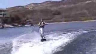 Wakeboarding in Canyon Lake, CA.