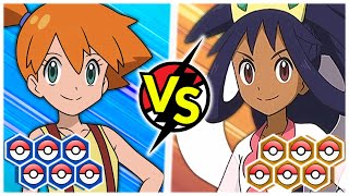 Gym Leader Misty vs Gym Leader Iris Pokemon Battle!