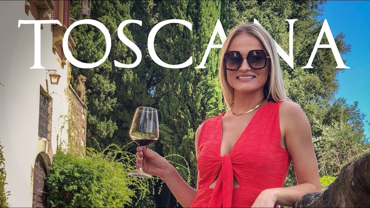 Toscana de carro - Greve In Chianti, Montalcino - vlog de viagem na Italia