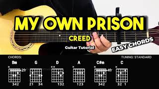 My Own Prison - Creed | Easy Guitar Chords Tutorial For Beginners (CHORDS & LYRICS) #guitarlesson