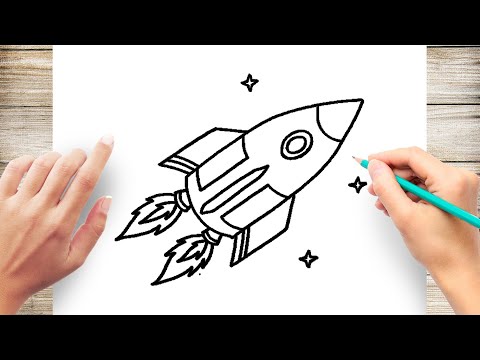 How To Draw Spaceship Easy